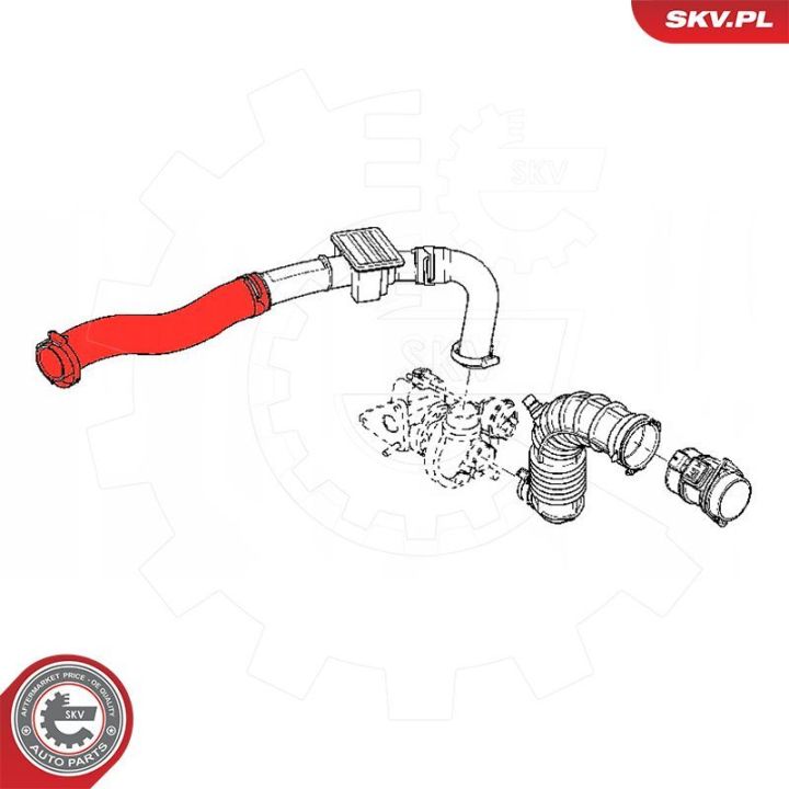 Kompresoriaus padavimo žarna ESEN SKV 54SKV028