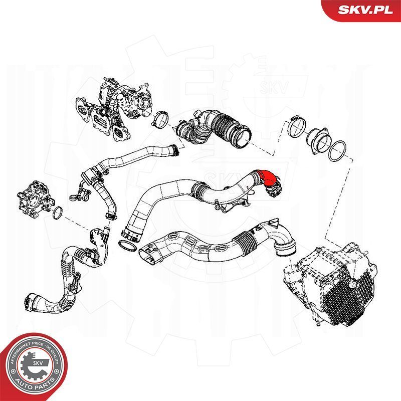 Kompresoriaus padavimo žarna ESEN SKV 54SKV100
