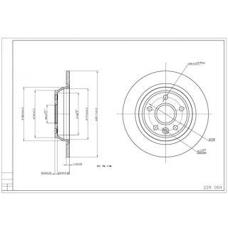Stabdžių diskas HART 229 064