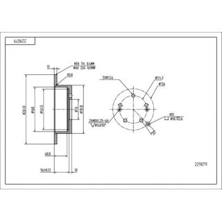 Stabdžių diskas HART 229 079