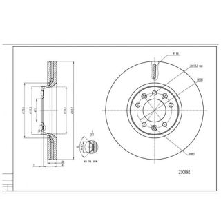 Stabdžių diskas HART 230 992