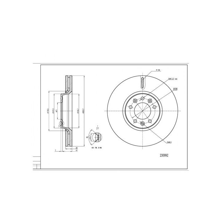 Stabdžių diskas HART 230 992