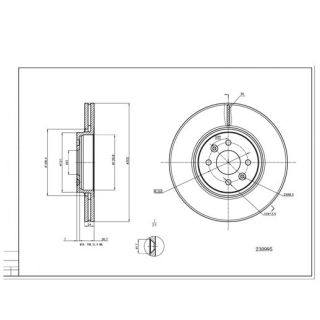 Stabdžių diskas HART 230 995