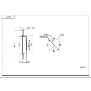 Stabdžių diskas HART 241 095