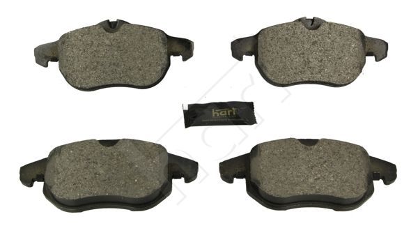 Stabdžių trinkelių rinkinys, diskinis stabdys HART 211 820