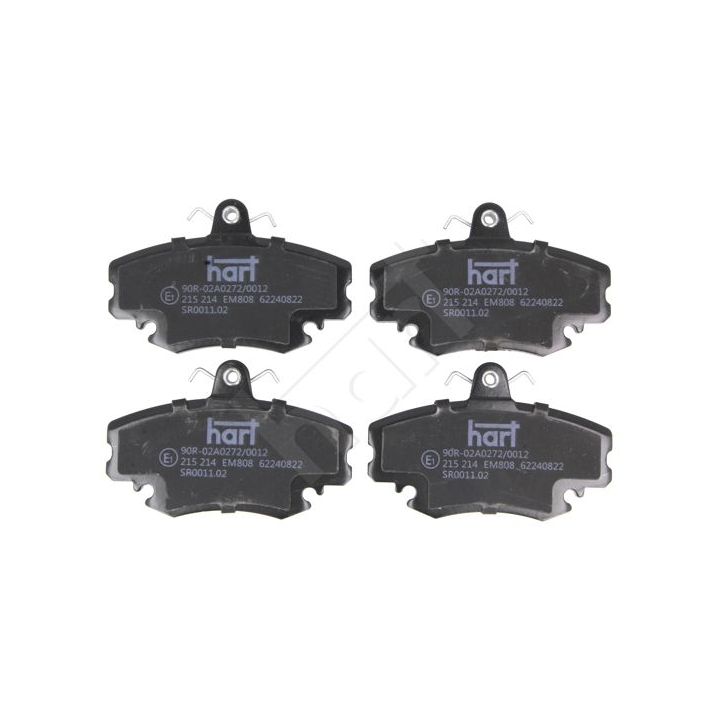 Stabdžių trinkelių rinkinys, diskinis stabdys HART 215 214