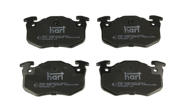 Stabdžių trinkelių rinkinys, diskinis stabdys HART 215 895