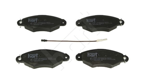 Stabdžių trinkelių rinkinys, diskinis stabdys HART 215 913