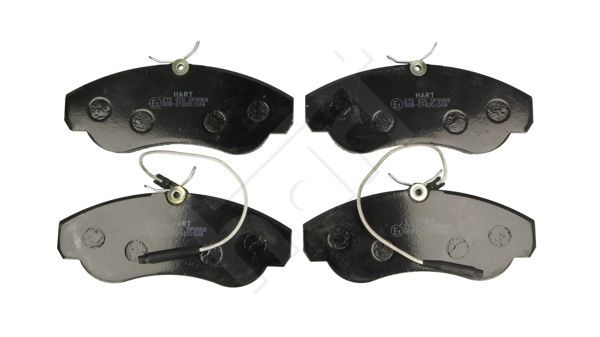 Stabdžių trinkelių rinkinys, diskinis stabdys HART 215 926