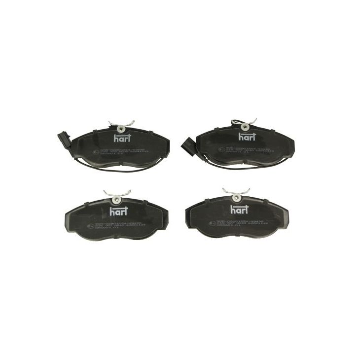 Stabdžių trinkelių rinkinys, diskinis stabdys HART 215 927