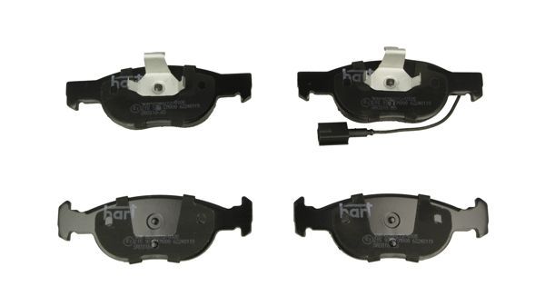 Stabdžių trinkelių rinkinys, diskinis stabdys HART 215 938