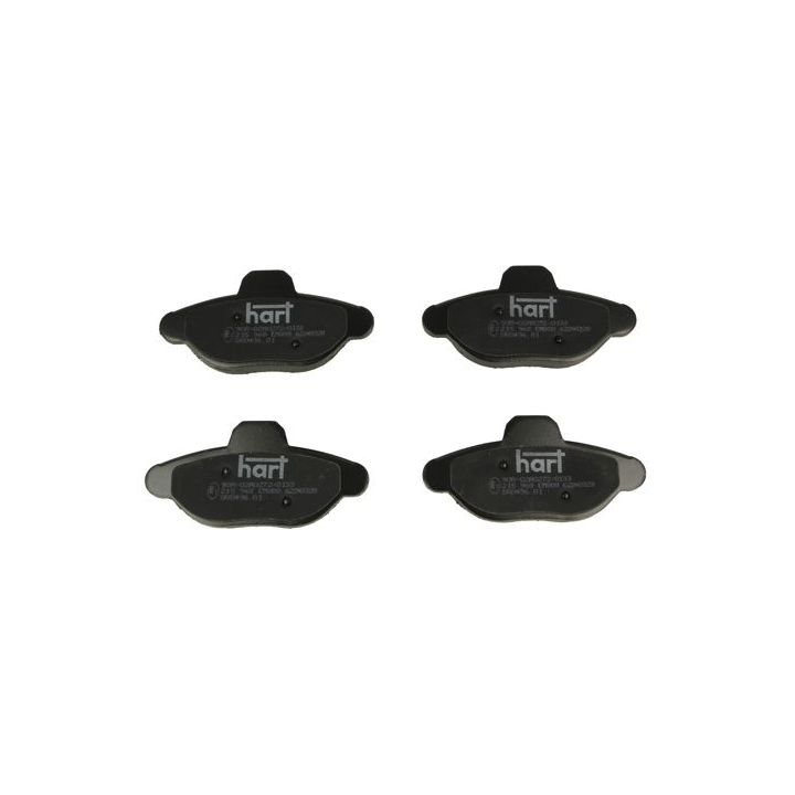 Stabdžių trinkelių rinkinys, diskinis stabdys HART 215 968