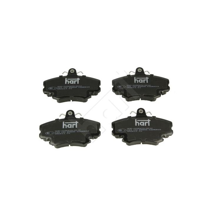 Stabdžių trinkelių rinkinys, diskinis stabdys HART 219 112