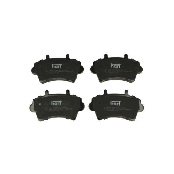 Stabdžių trinkelių rinkinys, diskinis stabdys HART 219 127