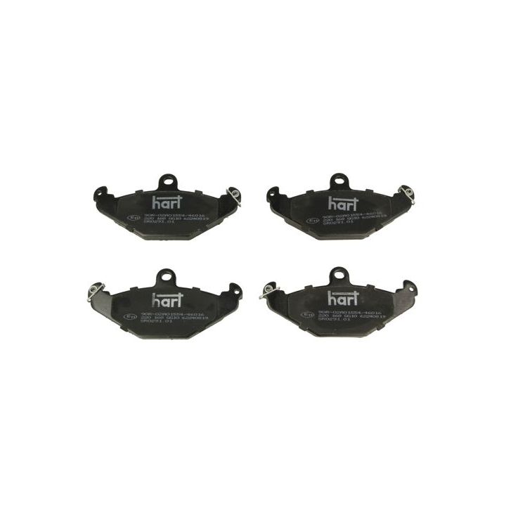 Stabdžių trinkelių rinkinys, diskinis stabdys HART 220 168