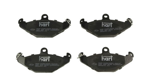 Stabdžių trinkelių rinkinys, diskinis stabdys HART 220 168