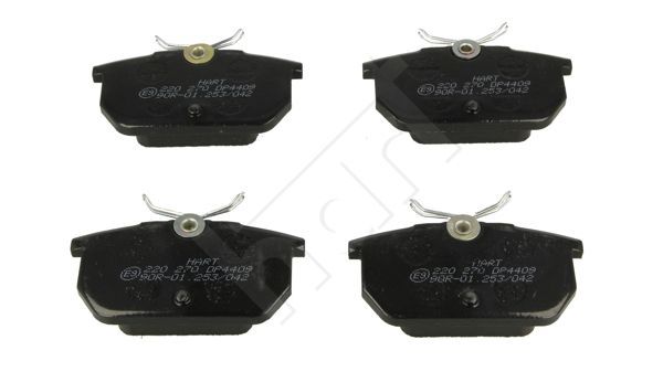 Stabdžių trinkelių rinkinys, diskinis stabdys HART 220 270