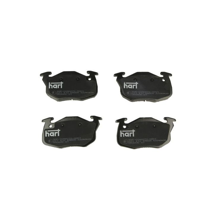 Stabdžių trinkelių rinkinys, diskinis stabdys HART 221 412