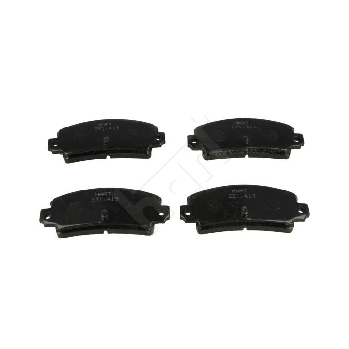 Stabdžių trinkelių rinkinys, diskinis stabdys HART 221 413