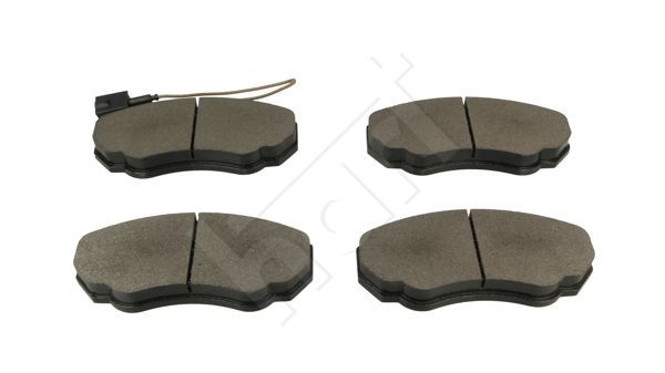 Stabdžių trinkelių rinkinys, diskinis stabdys HART 221 605