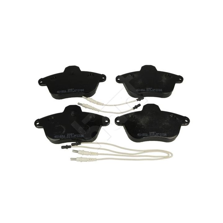 Stabdžių trinkelių rinkinys, diskinis stabdys HART 221 612