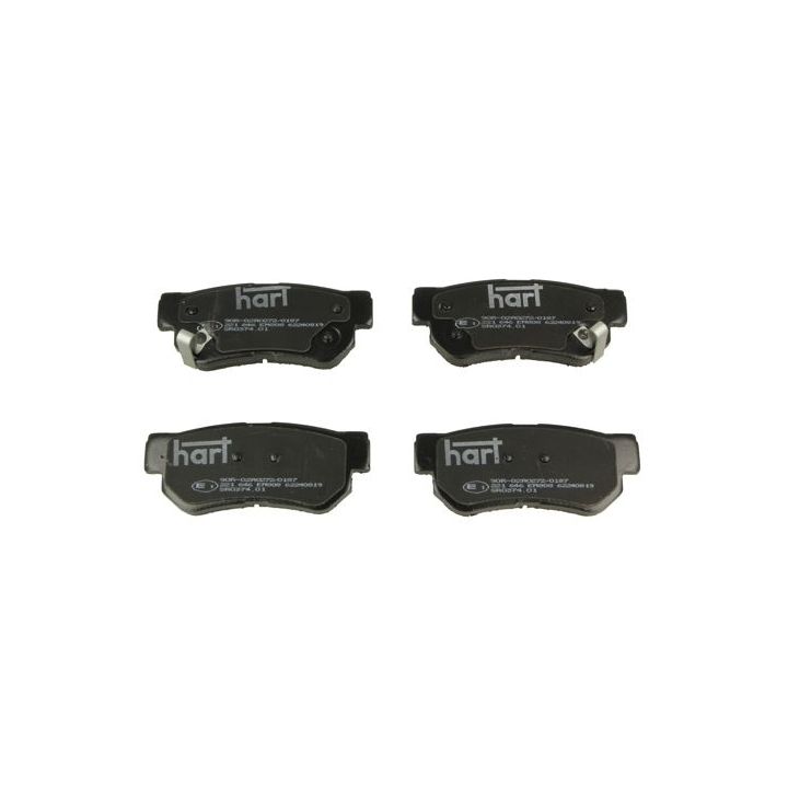 Stabdžių trinkelių rinkinys, diskinis stabdys HART 221 646