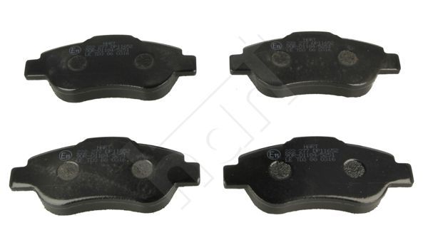 Stabdžių trinkelių rinkinys, diskinis stabdys HART 222 277