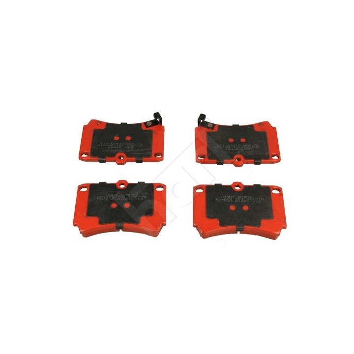 Stabdžių trinkelių rinkinys, diskinis stabdys HART 223 721