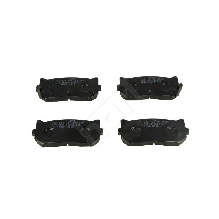 Stabdžių trinkelių rinkinys, diskinis stabdys HART 224 141