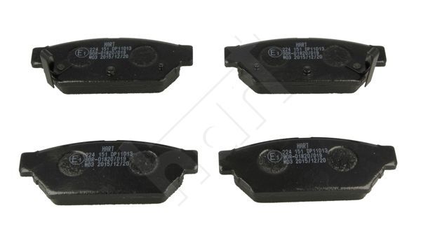 Stabdžių trinkelių rinkinys, diskinis stabdys HART 224 151