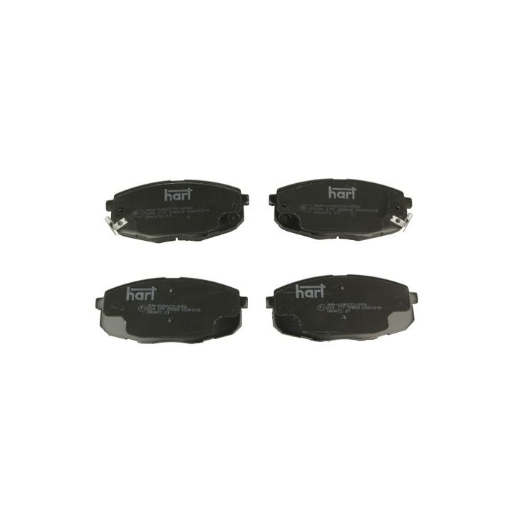 Stabdžių trinkelių rinkinys, diskinis stabdys HART 224 177