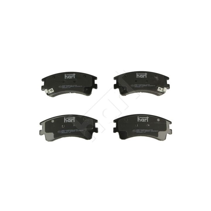 Stabdžių trinkelių rinkinys, diskinis stabdys HART 224 178