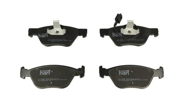 Stabdžių trinkelių rinkinys, diskinis stabdys HART 225 722