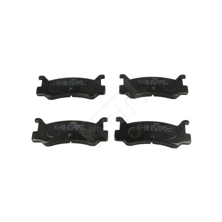 Stabdžių trinkelių rinkinys, diskinis stabdys HART 226 052