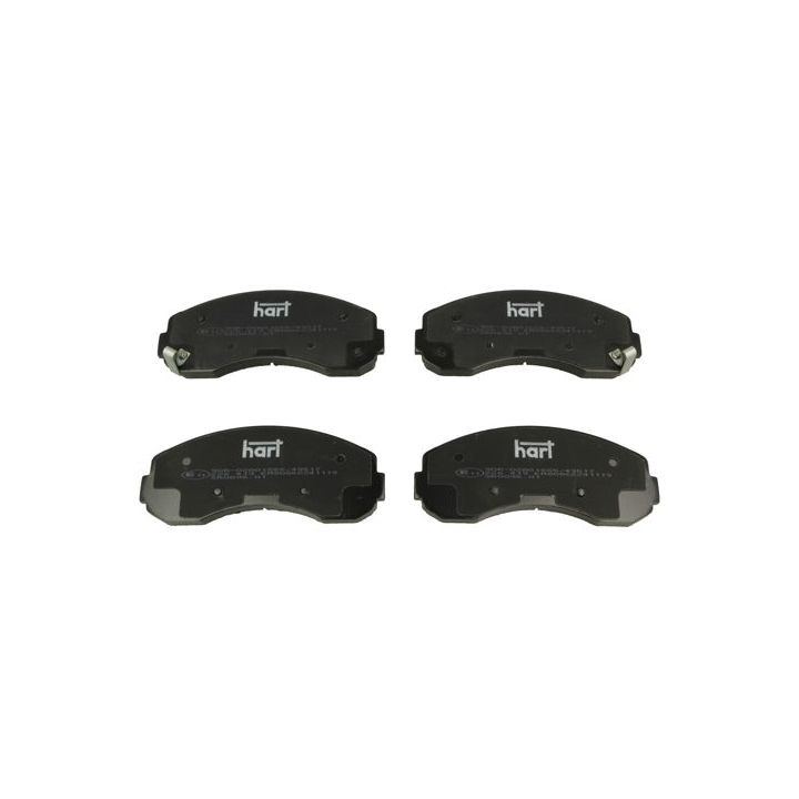 Stabdžių trinkelių rinkinys, diskinis stabdys HART 226 419