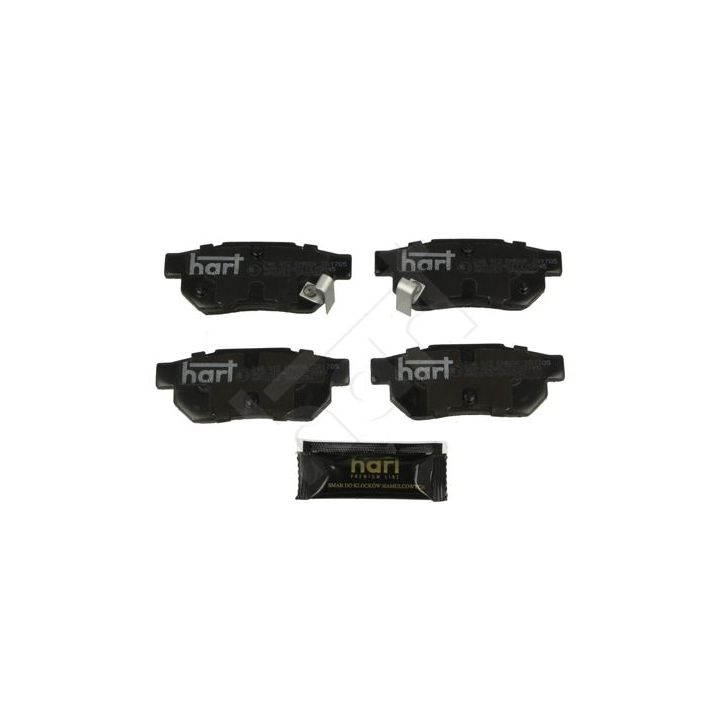 Stabdžių trinkelių rinkinys, diskinis stabdys HART 248 912