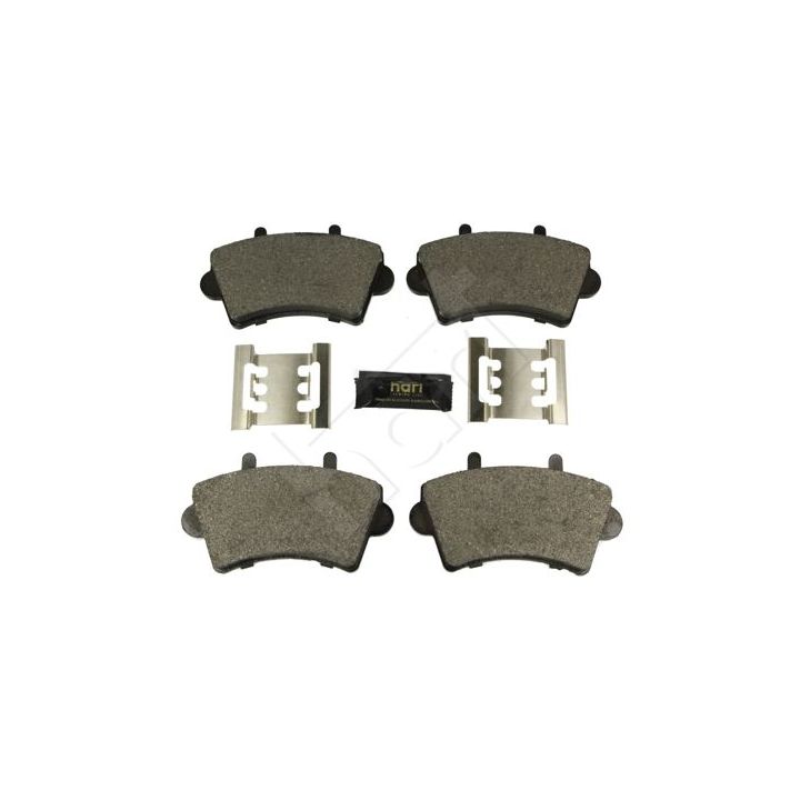 Stabdžių trinkelių rinkinys, diskinis stabdys HART 248 915