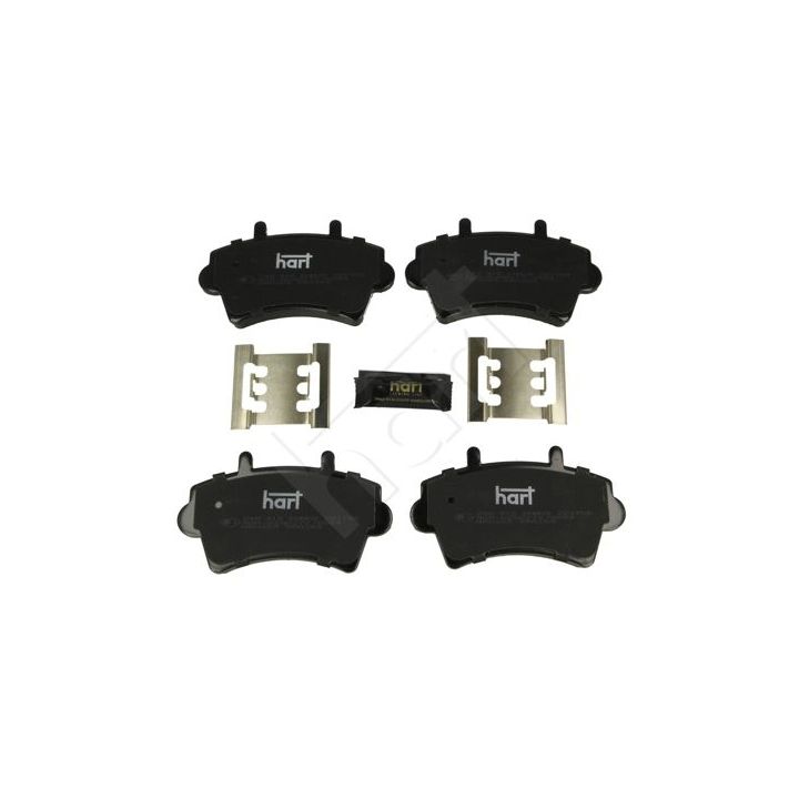 Stabdžių trinkelių rinkinys, diskinis stabdys HART 248 915