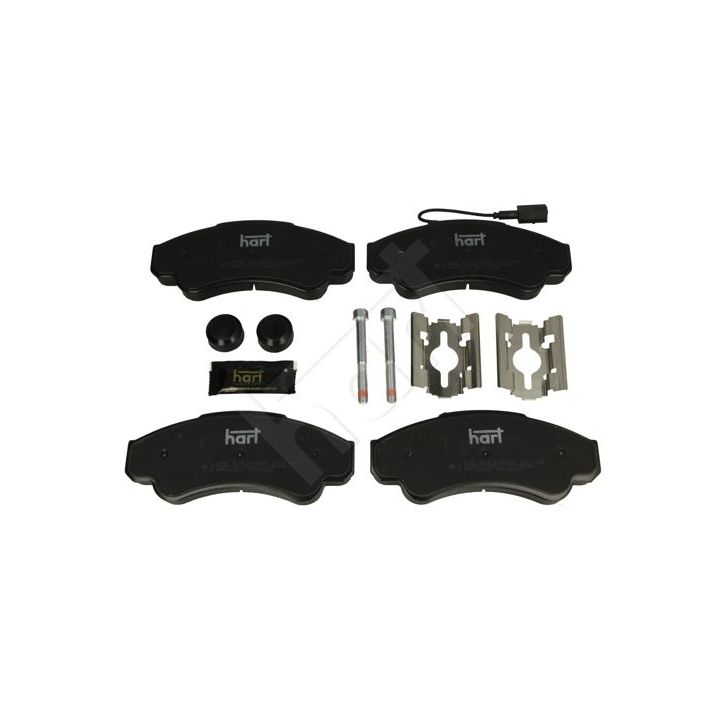 Stabdžių trinkelių rinkinys, diskinis stabdys HART 248 924