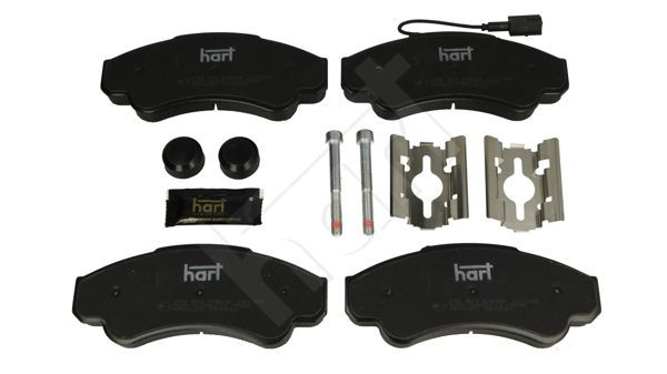 Stabdžių trinkelių rinkinys, diskinis stabdys HART 248 924