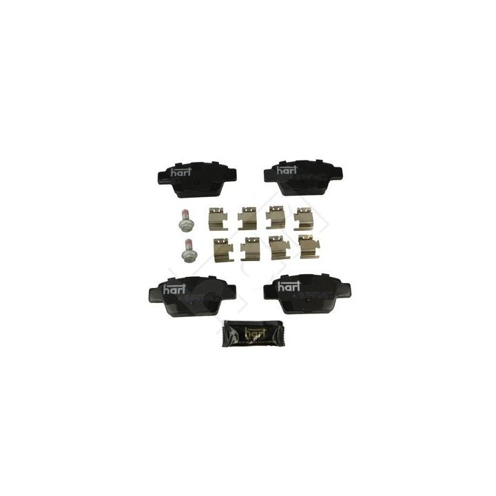 Stabdžių trinkelių rinkinys, diskinis stabdys HART 248 938