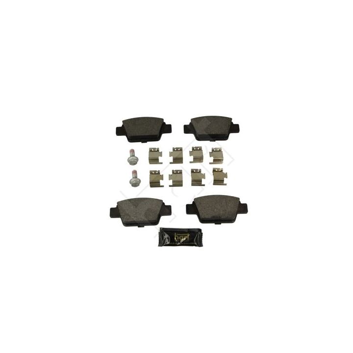 Stabdžių trinkelių rinkinys, diskinis stabdys HART 248 938