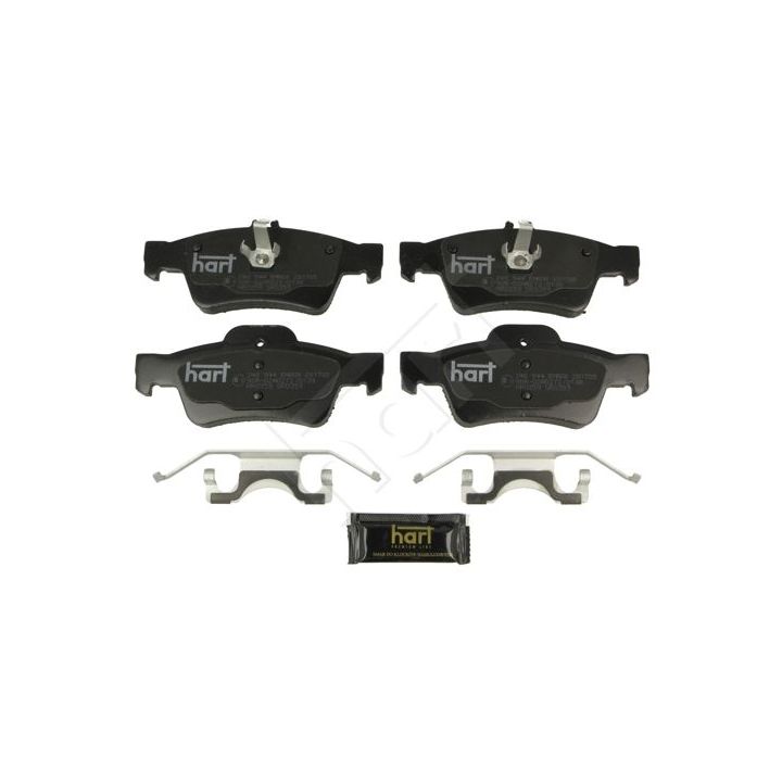 Stabdžių trinkelių rinkinys, diskinis stabdys HART 248 944