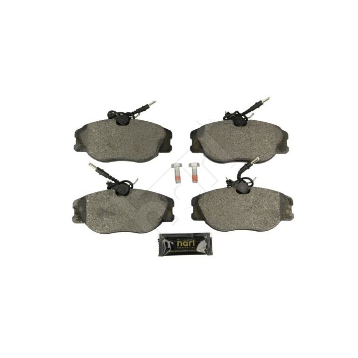 Stabdžių trinkelių rinkinys, diskinis stabdys HART 248 946