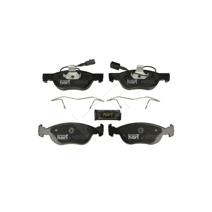 Stabdžių trinkelių rinkinys, diskinis stabdys HART 248 950