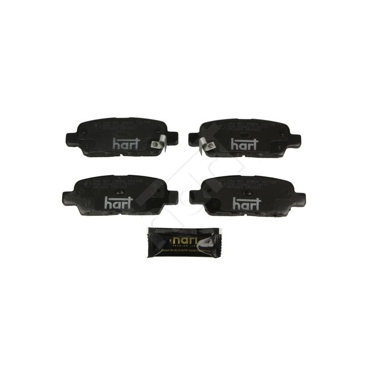 Stabdžių trinkelių rinkinys, diskinis stabdys HART 248 951