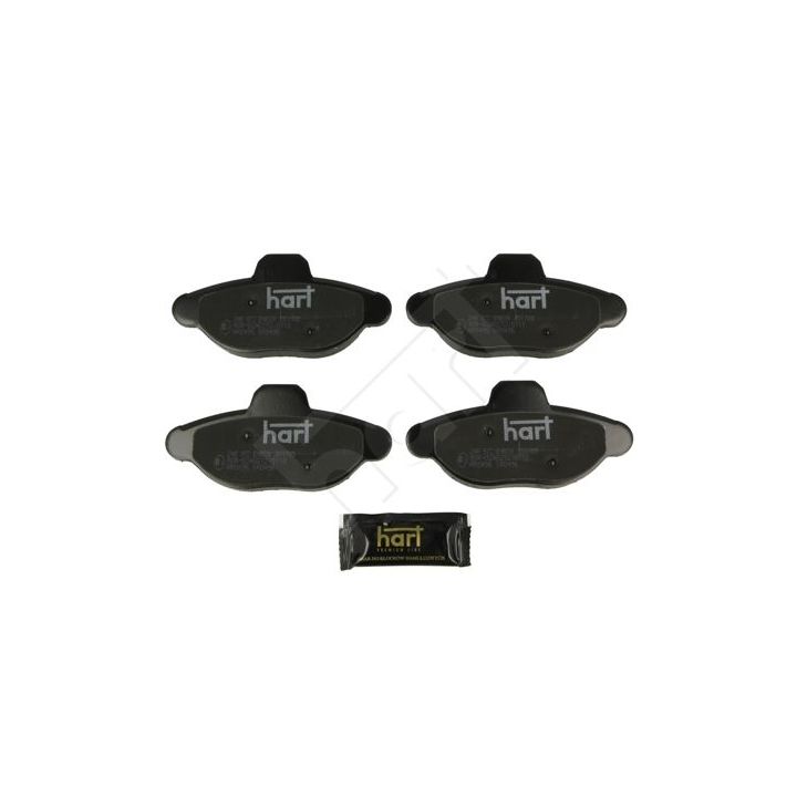 Stabdžių trinkelių rinkinys, diskinis stabdys HART 248 972