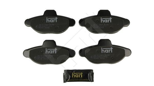 Stabdžių trinkelių rinkinys, diskinis stabdys HART 248 972