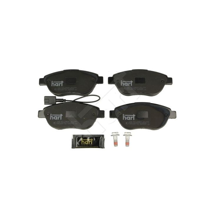 Stabdžių trinkelių rinkinys, diskinis stabdys HART 248 973