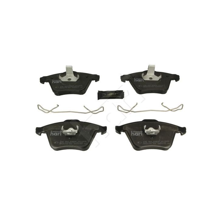 Stabdžių trinkelių rinkinys, diskinis stabdys HART 248 983